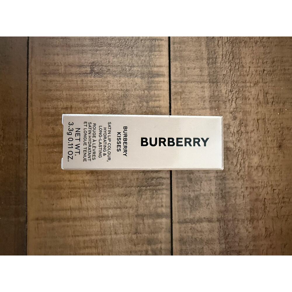 Burberry Kisses Satin Lip Colour 103 Bold Cherry Hydrating Long Lasting 0.11oz - Picture 3 of 6